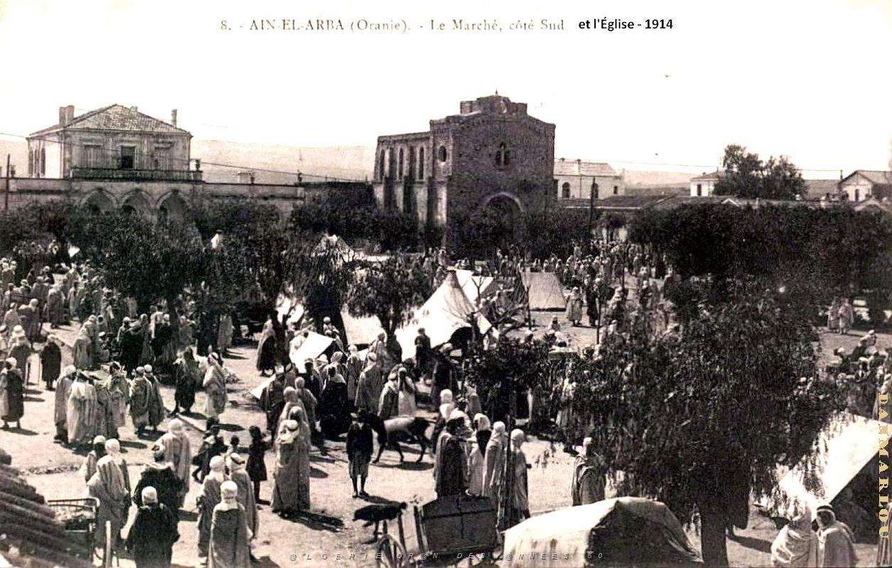 Ain-El-Arba - Marche et Eglise - 1914.jpg